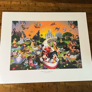Walt Disney Limited Release 2005 A Magical Time in a Magical Place Print